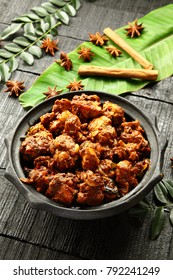 Kerala Cuisine Chicken Pepper Roast Served Stock Photo Edit Now