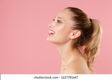 Close Blonde Half Naked Woman S Stock Photo Shutterstock