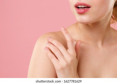 Close Cropped Blonde Half Naked Woman Stock Photo Shutterstock