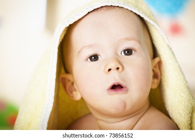 Close Portrait Sweet Naked Baby Boy Stock Photo 73856152 Shutterstock