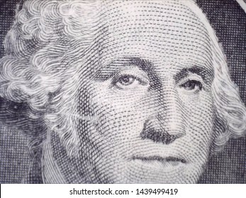 Washington Portrait On One Dollar Bill Stock Photo Edit Now