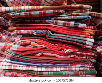 Colorful Loinclothtraditional Loincloth Made Thai Silkthai Stock Photo