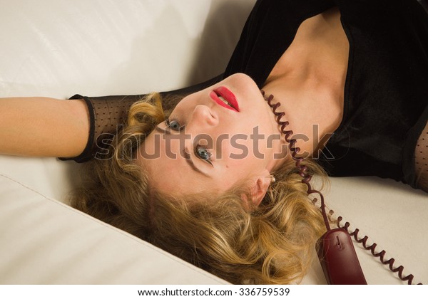 Crime Scene Simulation Strangled Woman Lying Stock Photo Edit Now