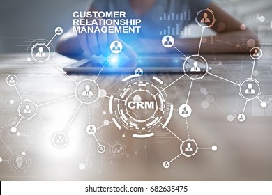 Crm Customer Relationship Management Concept Customer Stock Photo