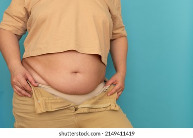 Cropped Photo Fat Plussize Overweight Woman Stock Photo Shutterstock