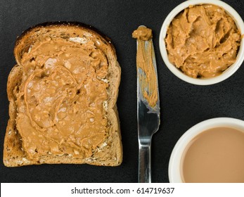 Crunchy Peanut Butter Spread On Toast Shutterstock