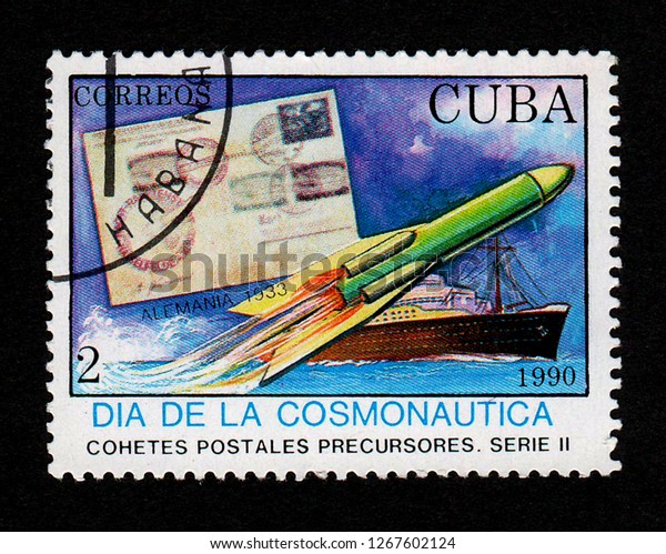 Cuba Circa Postage Stamp Printed Stock Photo Shutterstock