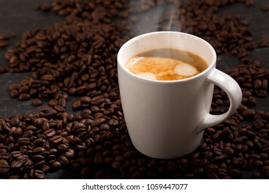 Cup Styrofoam Cup Hot Coffee Coffee Stock Photo Edit Now