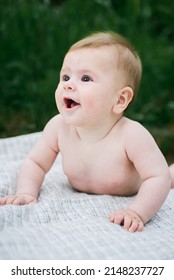 Cute Funny Naked Month Old Stock Photo Shutterstock