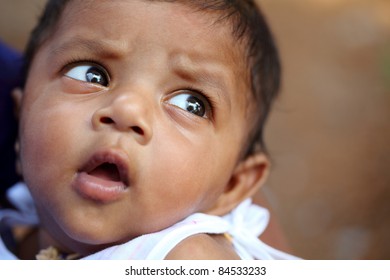 Cute Baby Puts His Fingers His Stock Photo 572033506 Shutterstock