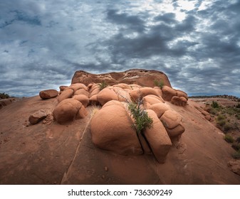 Dance Hall Rock Grand Staircase Escalante Stock Photo