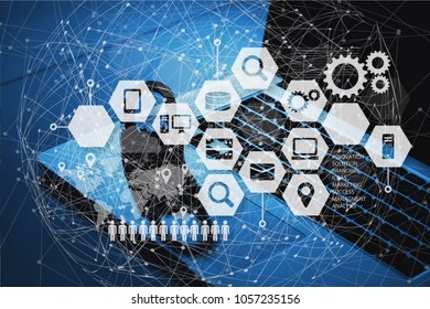 Data Management Platform Concept Stock Photo Edit Now