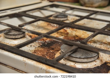 Dirty Gas Stove Stained While Cooking Stock Photo Shutterstock