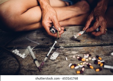 Drug addicts and sex scenes