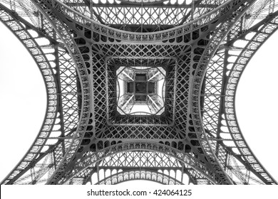 Eiffel Tower View Below Paris France Stock Photo 424064125 Shutterstock