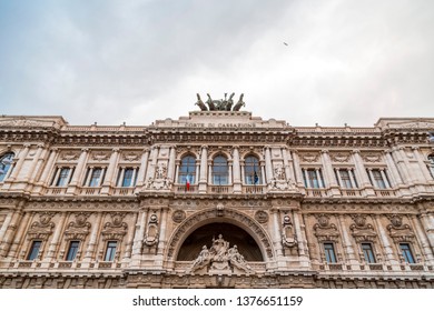 Exterior View Supreme Court Rome Italian Stock Photo Edit Now 1376651159