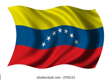 Flag Venezuela Waving Wind Stock Photo Shutterstock