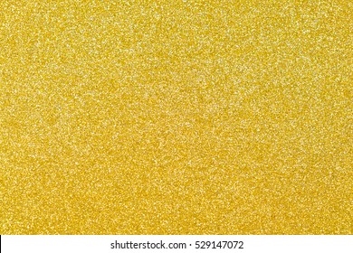 Focused Yellow Abstract Texture Glitter Background Stock Photo