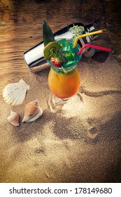 Fresh Tropical Sex On Beach Cocktail Stock Photo 178149680 Shutterstock