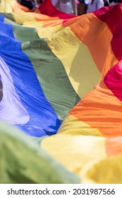 Gay Pride Lgbtq Rainbow Flags Being Stock Photo Shutterstock