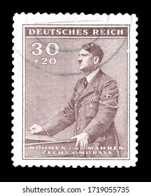 Germany Circa 1942 Postage Stamp Printed Stock Photo 1719055735