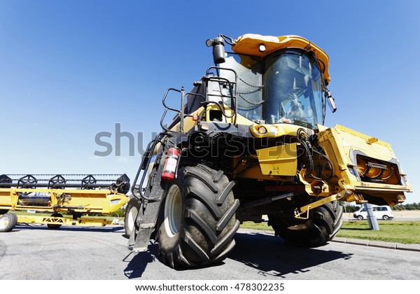 Giant Combine Harvester Latest Model Stock Photo Shutterstock