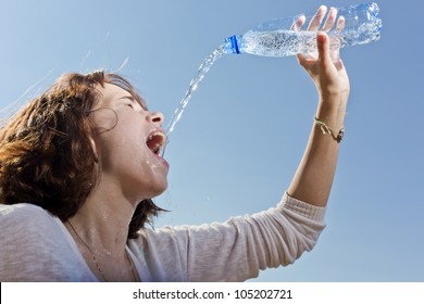 Pouring Water Mouth Images Stock Photos Vectors Shutterstock