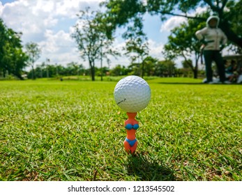 Golf Ball On Sexy Tee Stock Photo Shutterstock