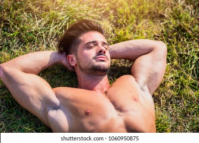 Good Looking Shirtless Fit Male Model Stock Photo Shutterstock