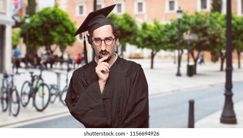 Graduate Bearded Man Goofy Dumb Silly Stock Photo Shutterstock