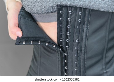 Halfopen Black Corset On Girl Naked Stock Photo 1562333581 Shutterstock