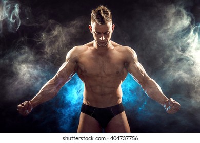 Bizarre Naked Man Farts Flame Stock Photo Edit Now 237425704