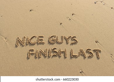 Nice Guys Finish Last Images Stock Photos Vectors Shutterstock