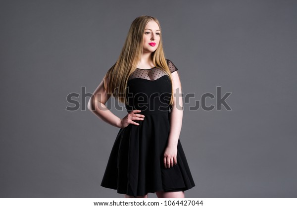 Happy Plus Size Fashion Model Sexy Stock Photo Shutterstock