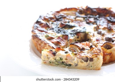 Homemade Quiche Lorraine Stock Photo 284343209 Shutterstock