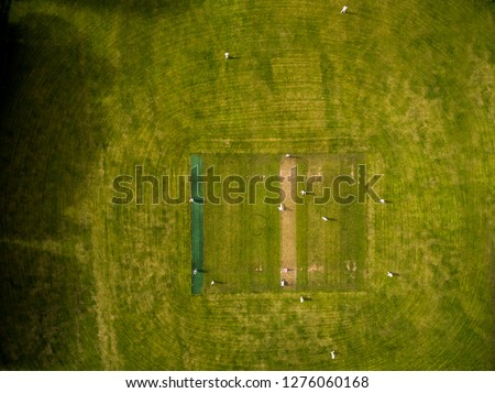 CRICKET PITCH TOP VIEW Stock Photos And Images Avopix