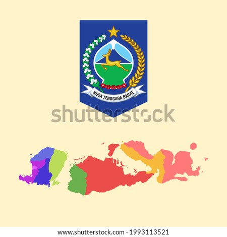 PETA NUSA TENGGARA BARAT Stock Vector Images Avopix