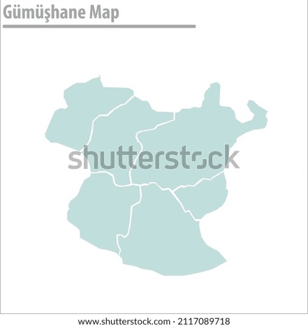 GUMUSHANE MAP Stock Vector Images Avopix