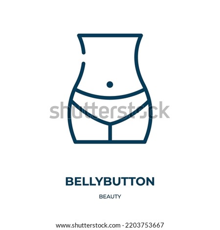 BELLYBUTTON Stock Vector Images Avopix