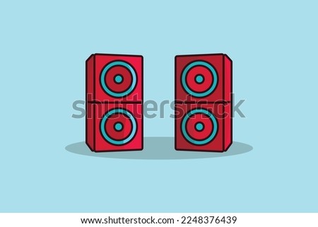 Acoustic System Stock Vector Images Avopix