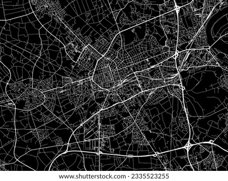 KREFELD MAP Stock Vector Images Avopix