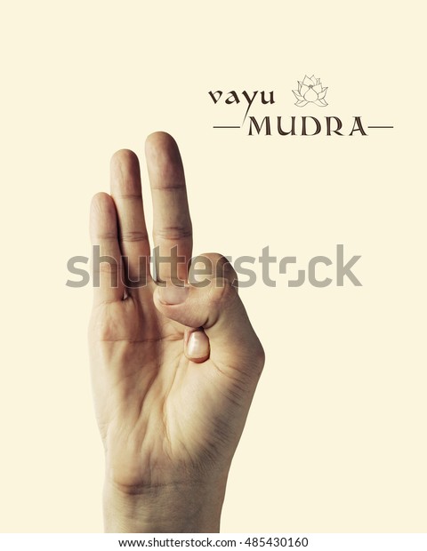 Image Woman Hand Vayu Mudra Gesture Stock Photo Edit Now