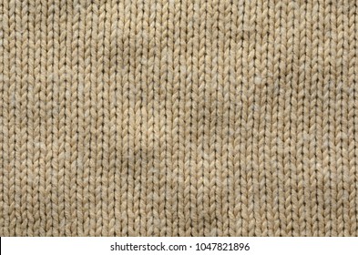 Beige Realistic Simple Knit Texture Seamless Stock Vector Royalty Free