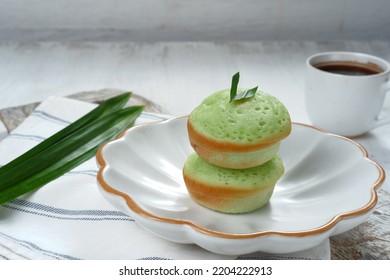 Kue Apam Apem Indonesian Traditional Sweet Stock Photo