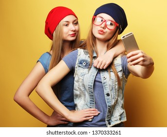 Lifestyle Emotion Tehnology People Concept Two Stock Photo 1370333261