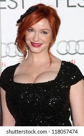 Christina Hendricks Ginger Rosa Special Screening Stock Photo Edit Now