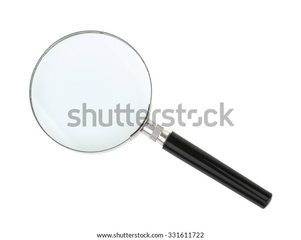 Magnifying Glass Isolated On White Background Stock Photo Edit Now