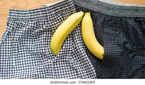 Male Underwear Banana Gay Healthy Sexual Stock Photo