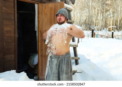 2 606 Naked Man In Snow Images Stock Photos Vectors Shutterstock