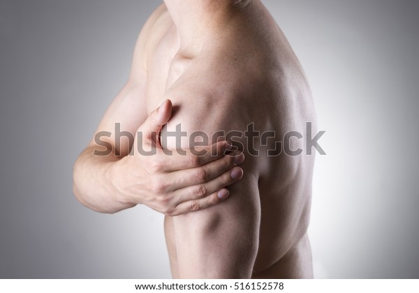 Man Pain Shoulder Pain Human Body Stock Photo Shutterstock